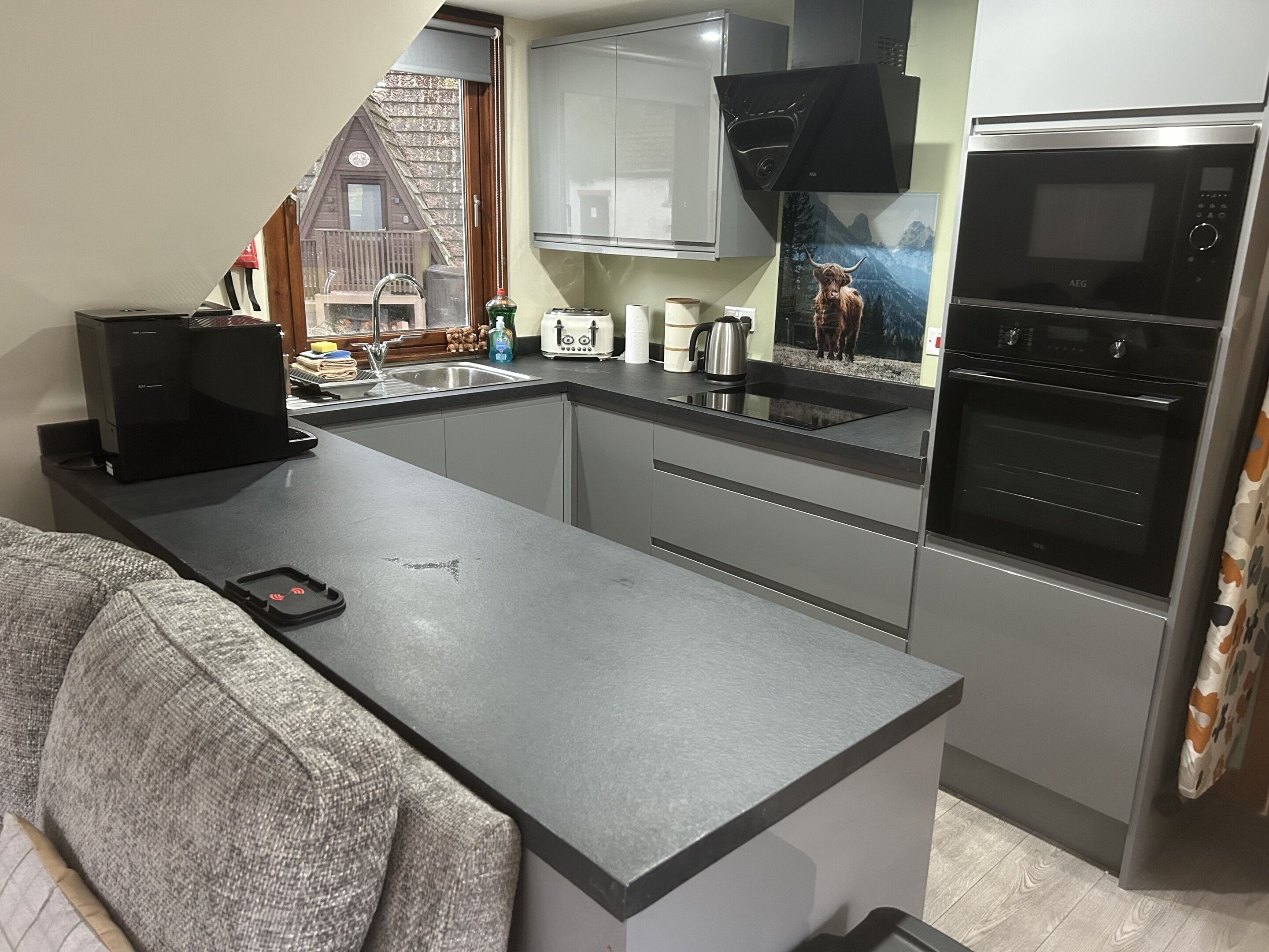 Cabana, banheiro privativo, vista para o lago (Hot Tub) | Cozinha compartilhada | Cadeirão de bebê, máquina de gelo