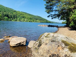 Cabana, banheiro privativo, vista para o lago (Hot Tub) | Jardim