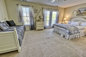 4 slaapkamers, een bureau, gratis wifi