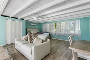 Smart TV, video library, stereo