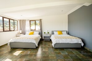 6 habitaciones, tabla de planchar con plancha, wifi y ropa de cama 