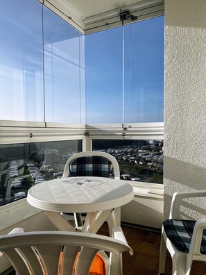 Blick von der Unterkunft