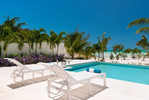 Luxury Villa, 1 Bedroom, Non Smoking, Oceanfront | Terrace/patio