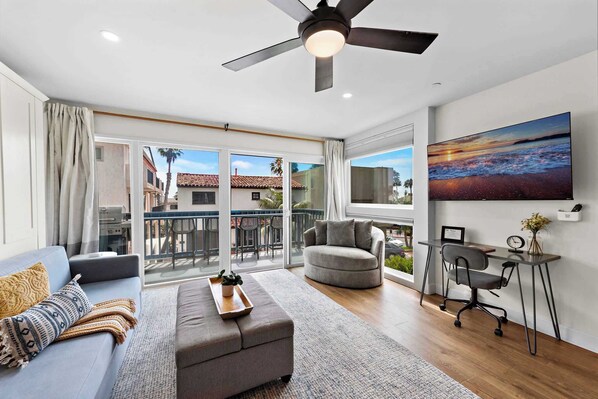 TV, Netflix, Hulu, DVD player