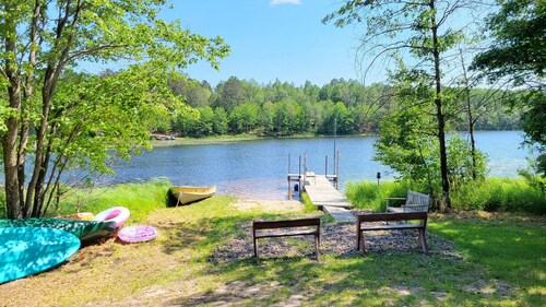 Cabin on a private lake near ATV trails