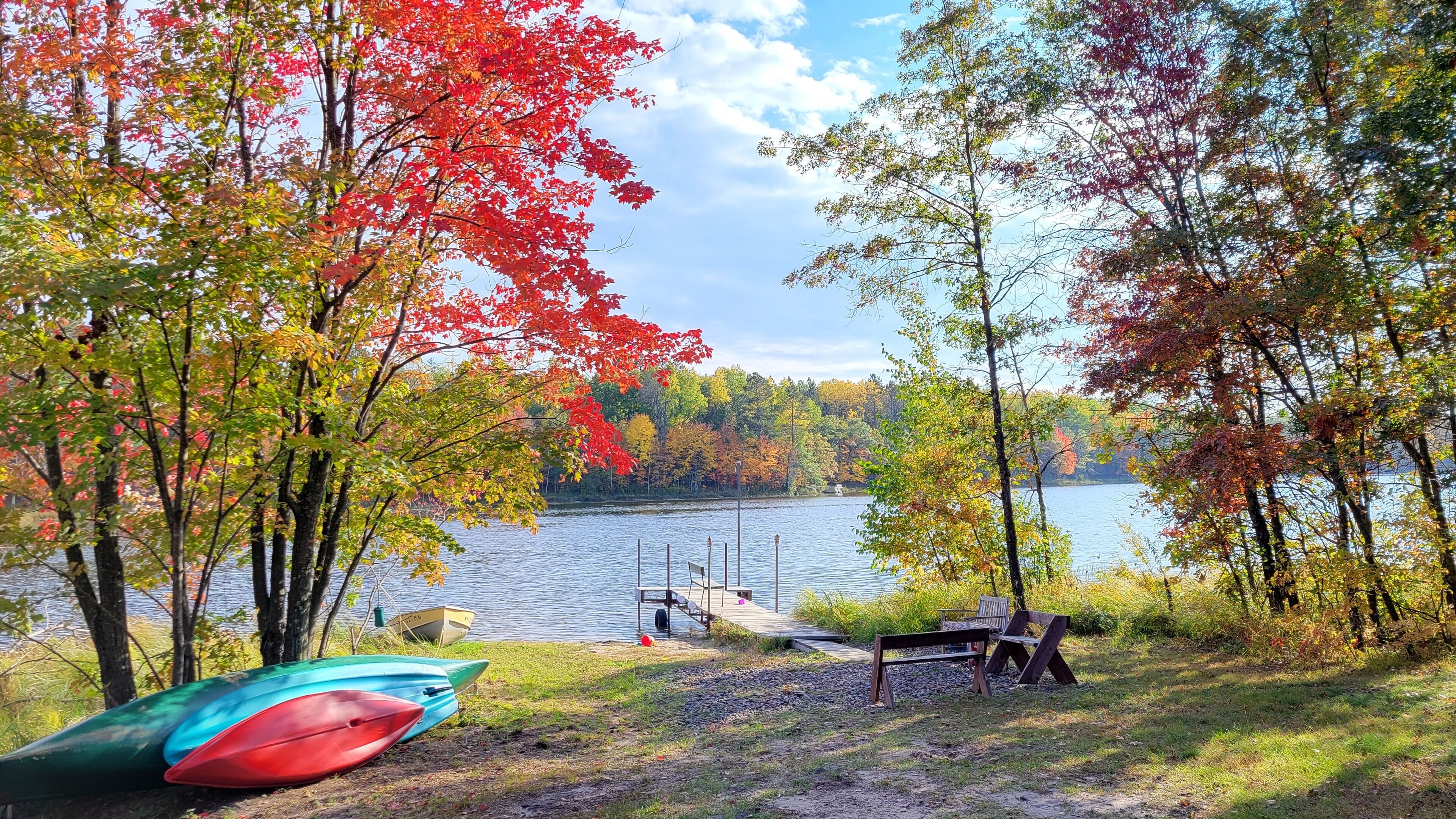 Cabin on a private lake near ATV trails