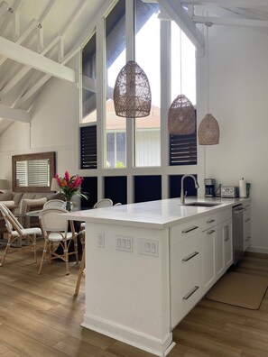 Fridge, microwave, oven, stovetop - Gorgeous Kiahuna unit - fully remodeled Fall 2022!! (Koloa)