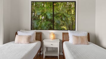 2 bedrooms, iron/ironing board, travel crib, WiFi