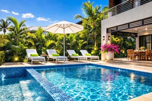 Alberca al aire libre 