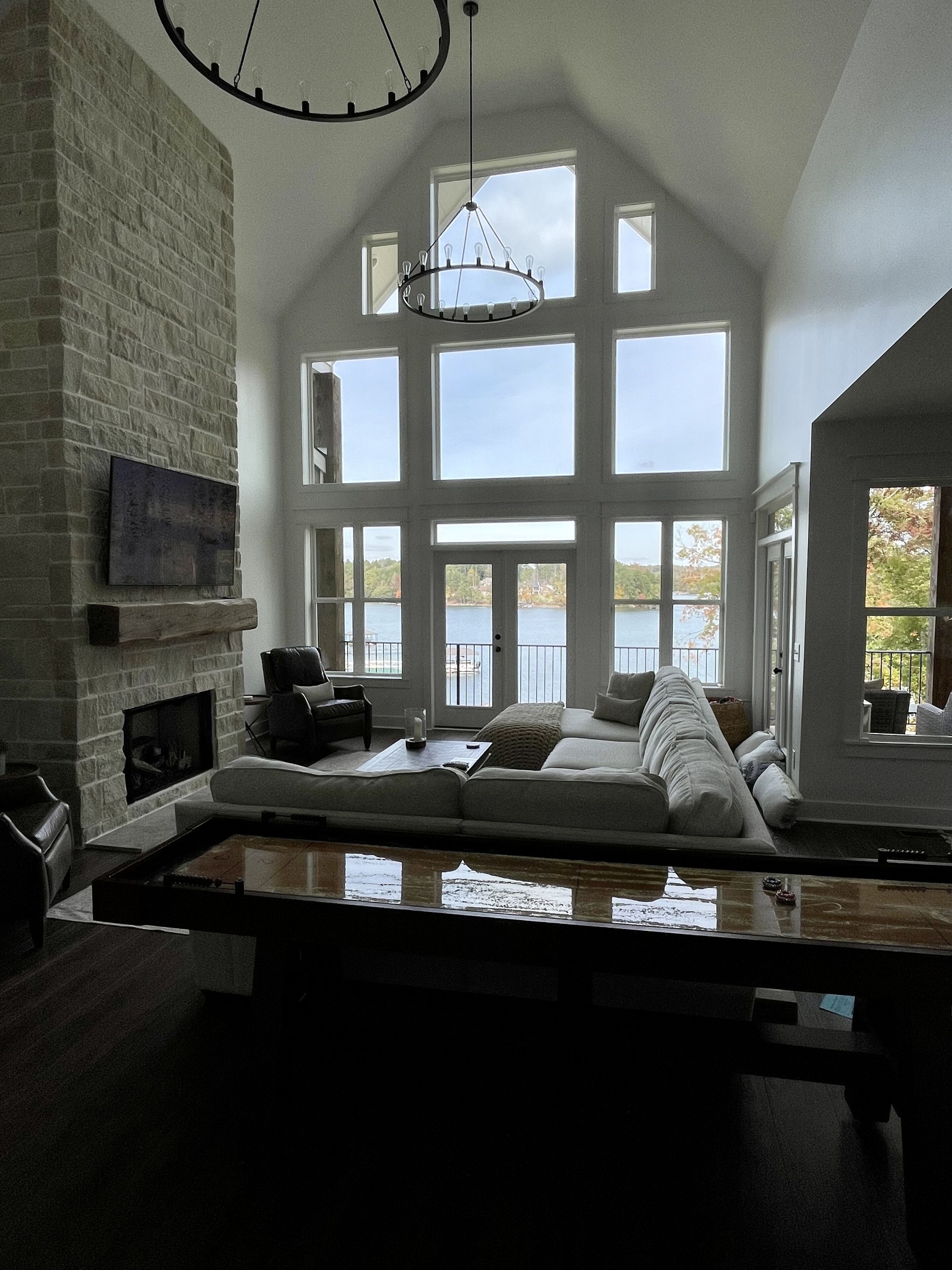 NEW luxurious lakefront home with PRIVATE BEACH on LAKE KEOWEE near Clemson