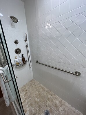 Combined shower/bathtub, jetted bath, hair dryer, heated floors - Two beautiful bedrooms with 2 private baths, maximum 5 people! Awarding winning. (Healy)