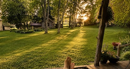 Historic Cabin Retreat on Beautiful Homestead