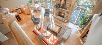 Lakefront Mansion w/ 3 Decks, Hot Tub, Boats, & Game Room!