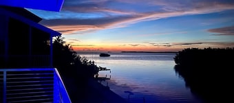 Sunsets on the bay at Villa Mia
