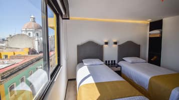 Chambre avec lits jumeaux, vue ville