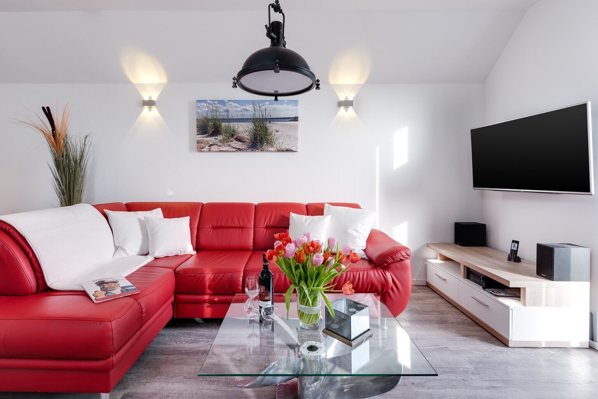 Fernseher, Kamin, Videospiele, Stereoanlage