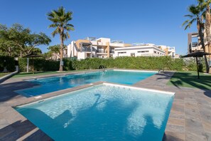Indoor pool, a heated pool