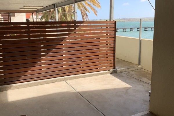Partial Views of Streaky Bay Jetty. Seconds walk from beachside and nearby shops
