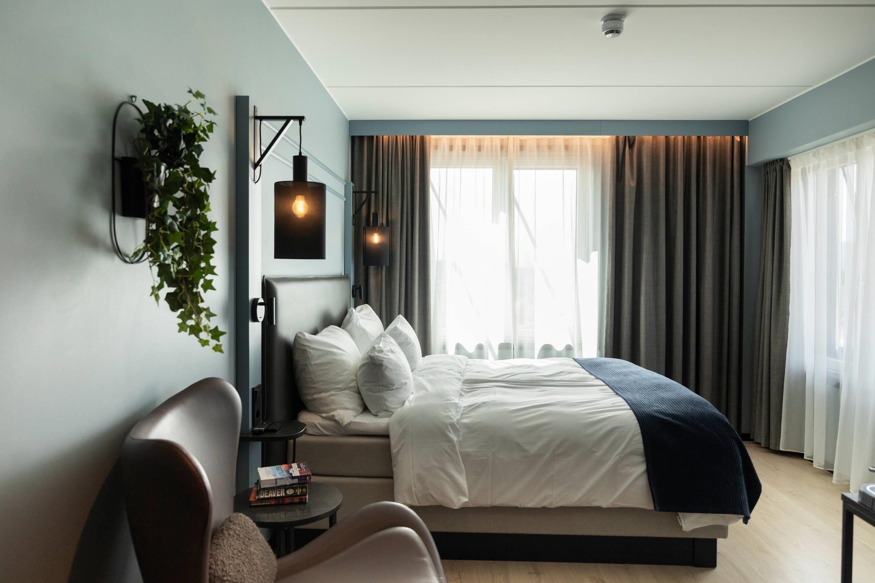 Habitación doble superior | Ropa de cama de alta calidad, edredón y camas con efecto memoria 