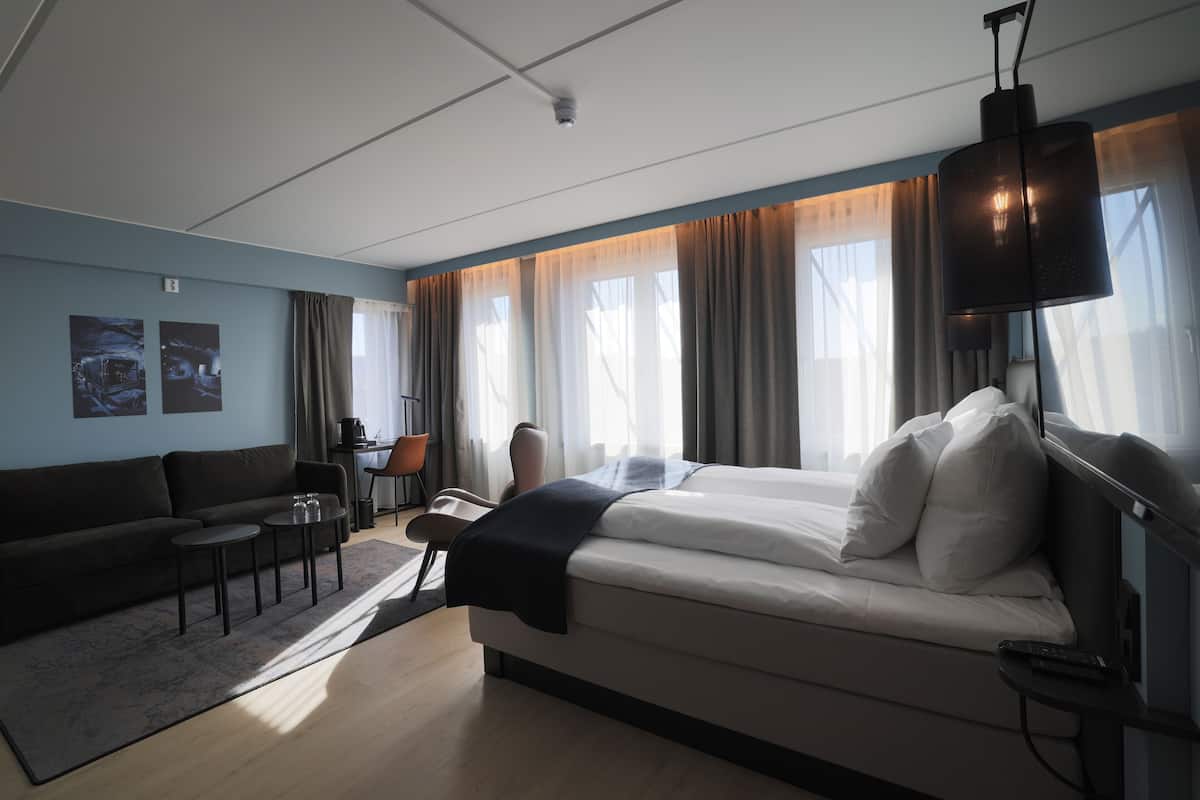 Deluxe Double Room | Premium bedding, down duvets, memory-foam beds, desk