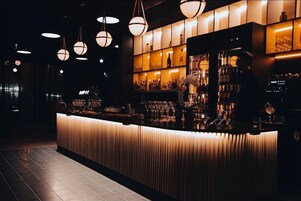 Sala de estar en el lobby