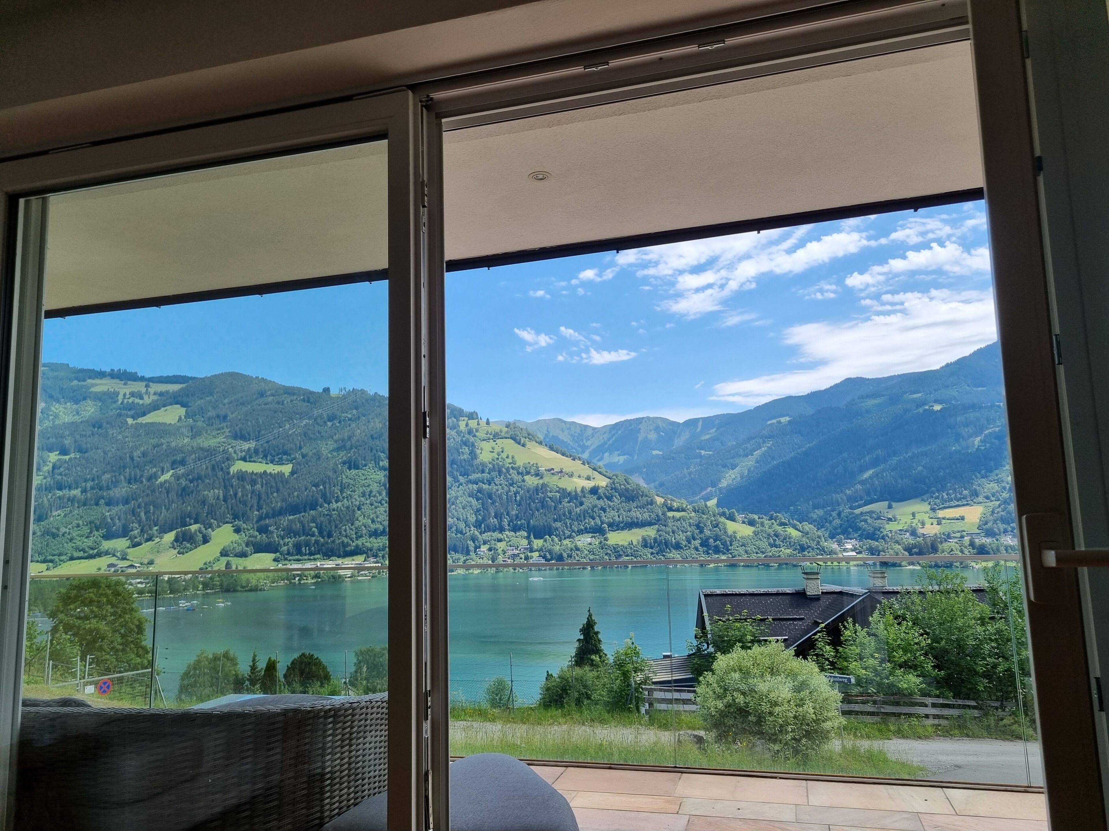 Panoramic-Chalet | Ausblick vom Zimmer