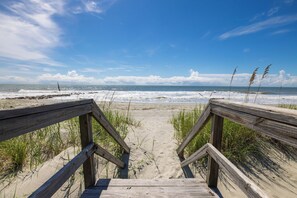 On the beach - The Cottage @ Dolphin's Watch Down (Folly Beach)