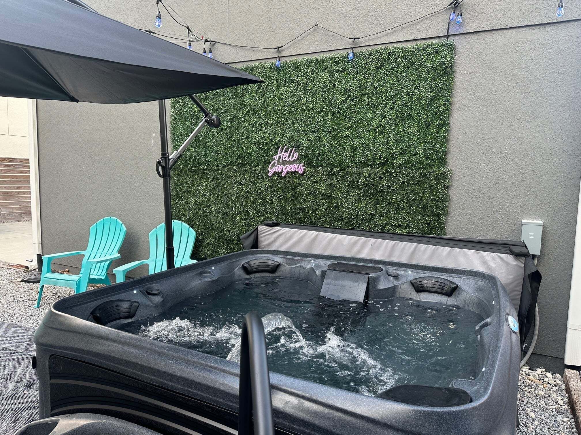 Studio | Outdoor spa tub