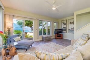 Smart TV, books - Honu Kai Villas 2 by Destination Kauai - A/C, Ocean Views, Stunning Sunsets (Koloa)