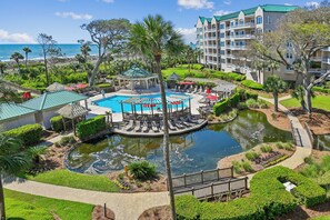 Pool - 4304 Windsor Court N ~ Cozy 1Br Villa with 4th Floor Ocean Views (Hilton Head Island)