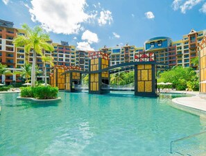 Outdoor pool, a heated pool - Two Condos  with 2 bedrooms now available for Christmas Dec 18th to 25th (Cancún)