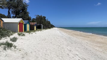 Vlak bij het strand