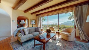 TV, fireplace, stereo, offices