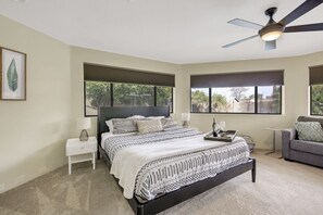 5 bedrooms, iron/ironing board, WiFi, bed sheets