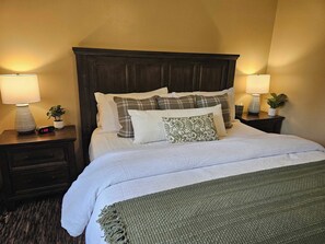 2 bedrooms, iron/ironing board, travel cot, WiFi