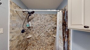 Shower, towels
