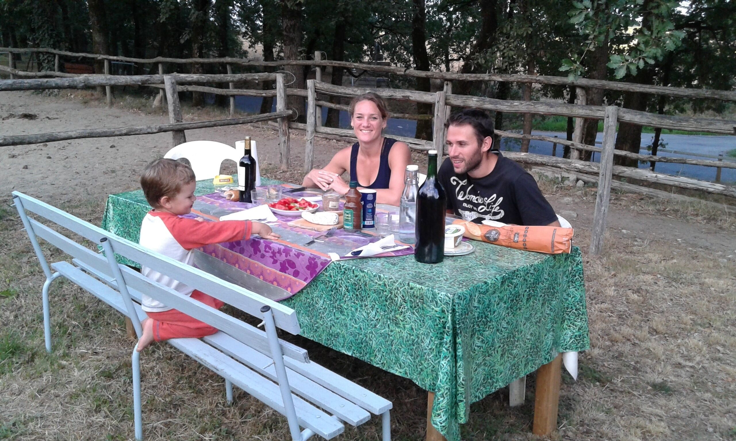 Opções para refeição ao ar livre