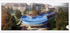 Indoor pool, outdoor pool