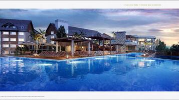 Piscina coperta, piscina all'aperto