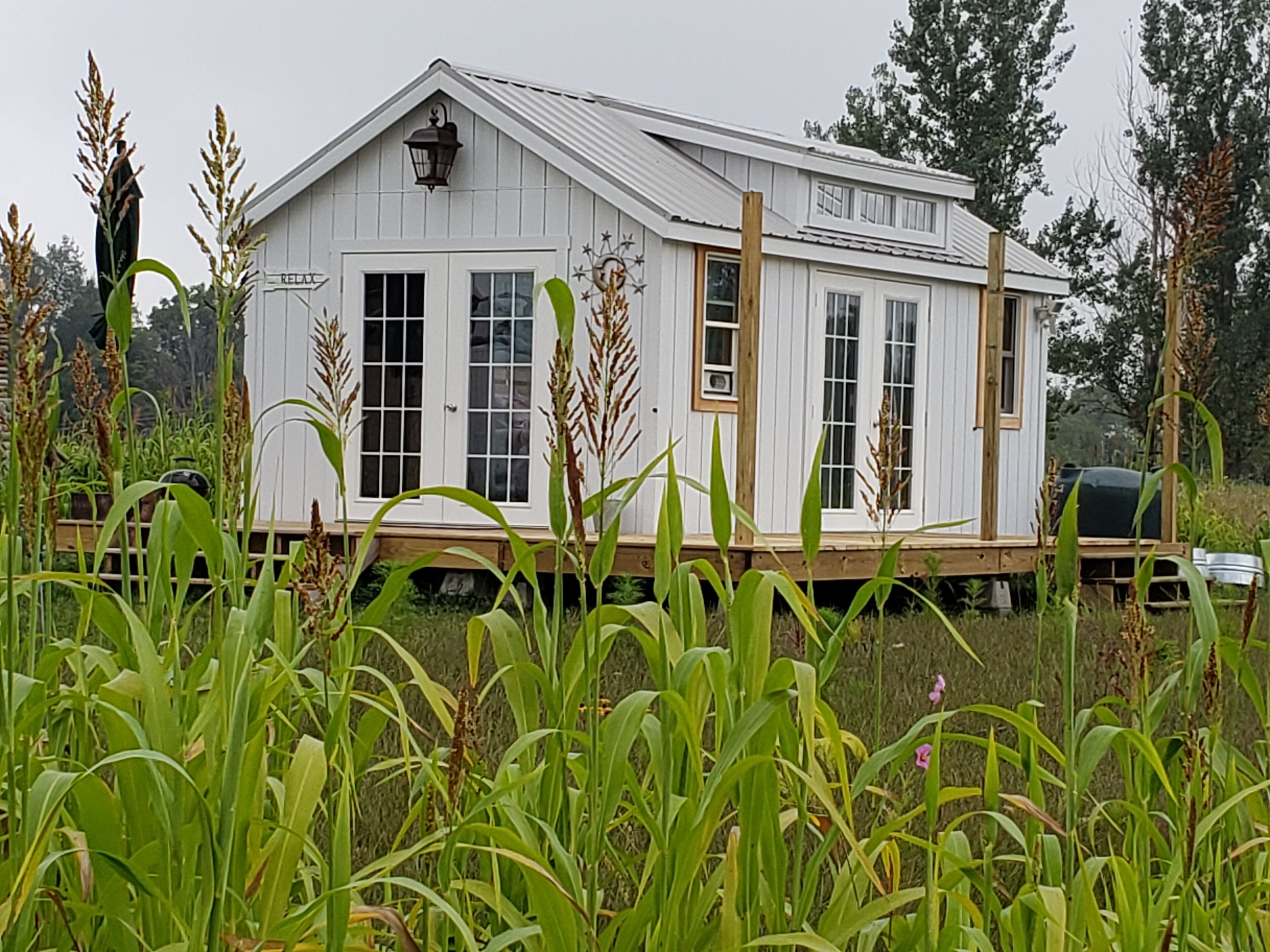 The Firefly stargazer, garden studio.  View the night sky from your bed.