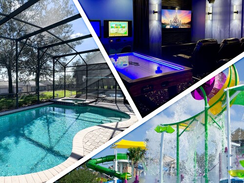 Under the Sea Villa – 3mi to Disney! Remodeled! 5 Bed&Bath, Private Pool/Spa!