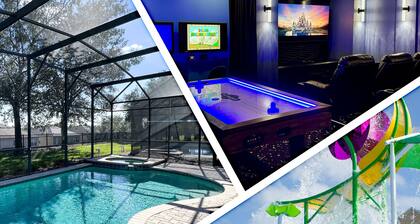 Under the Sea Villa – 3mi to Disney! Remodeled! 5 Bed&Bath, Private Pool/Spa!