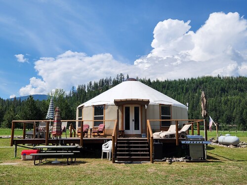 Yurt on the Clark Fork River