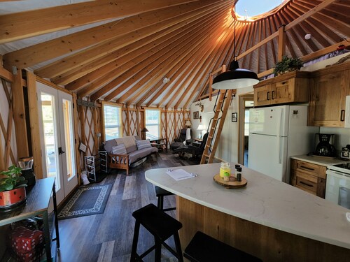 Yurt on the Clark Fork River