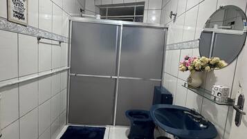 Shower, toilet paper