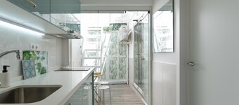 House with patio and terrace next to the center of Malaga