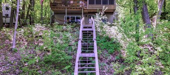 Lakefront Cabin w/ Private Dock, Kayaks + Firepit