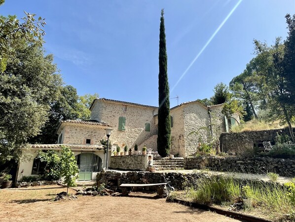Exterior - Superb Cévennes farmhouse with swimming pool and large terraced garden at ANDUZE (Anduze)