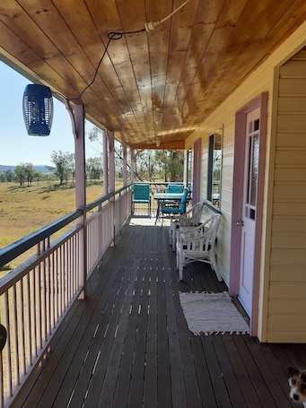 Terrace/patio. Beautiful views in a country farm setting