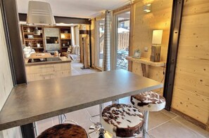 Dining - Luxury apartment in the center 3 bedrooms / 2 bathrooms (Arâches-la-Frasse)